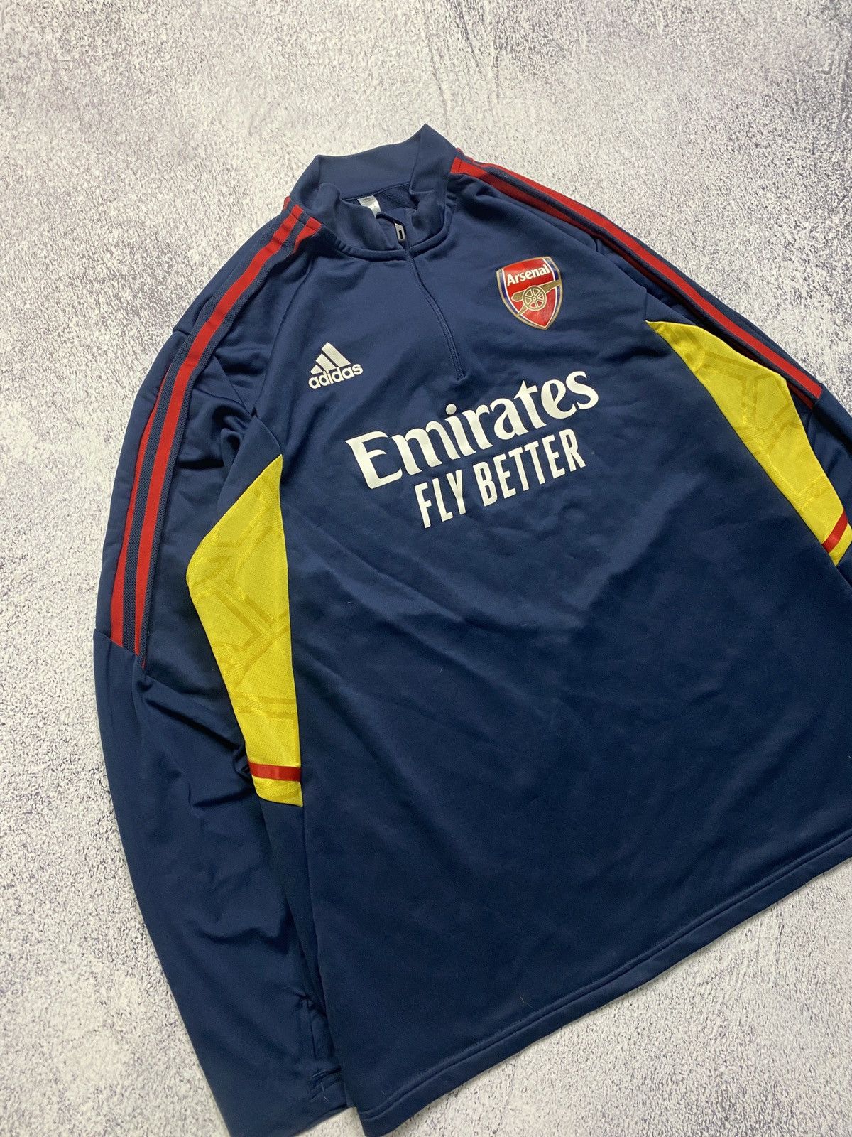 Adidas Arsenal 2022-2023 Adidas Soccer Training Top 1/4 Zip Jersey Size US XXL / EU 58 / 5 - 3 Thumbnail