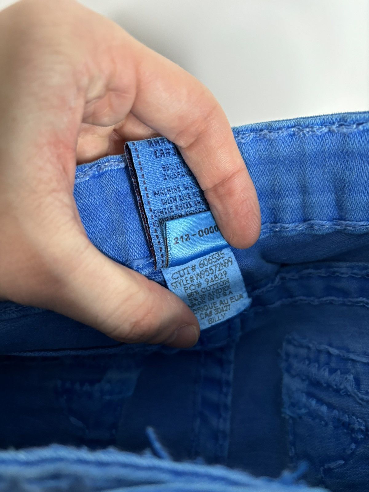 True Religion TRUE RELIGION STRAIGHT BARBWIRE STITCH JEANS 29 Size 29" - 9 Thumbnail