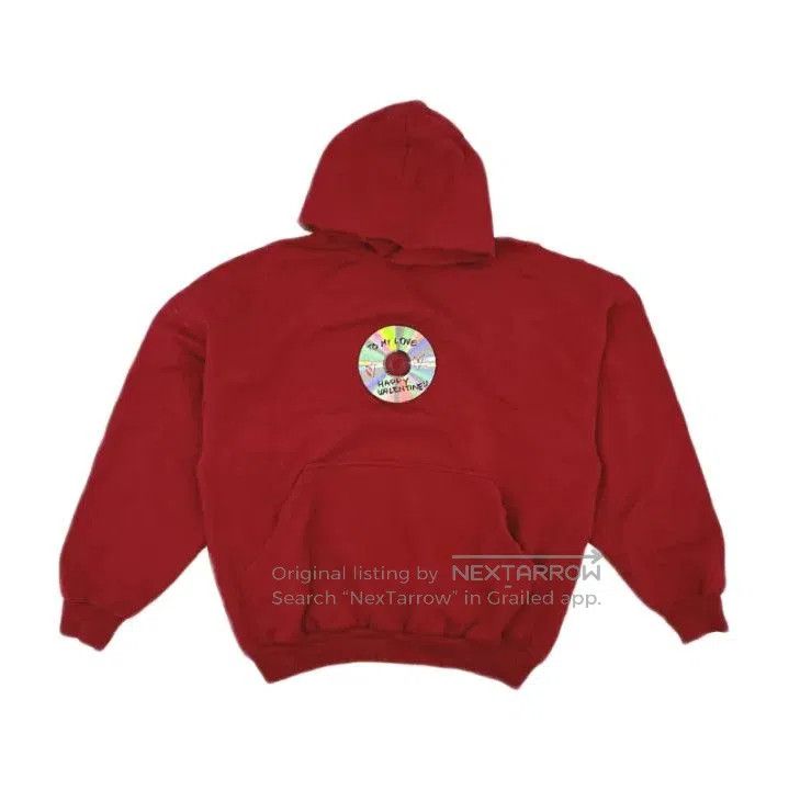 Balenciaga Balenciaga Red Hoodie with CD Print. Size US L / EU 52-54 / 3 - 1 Thumbnail