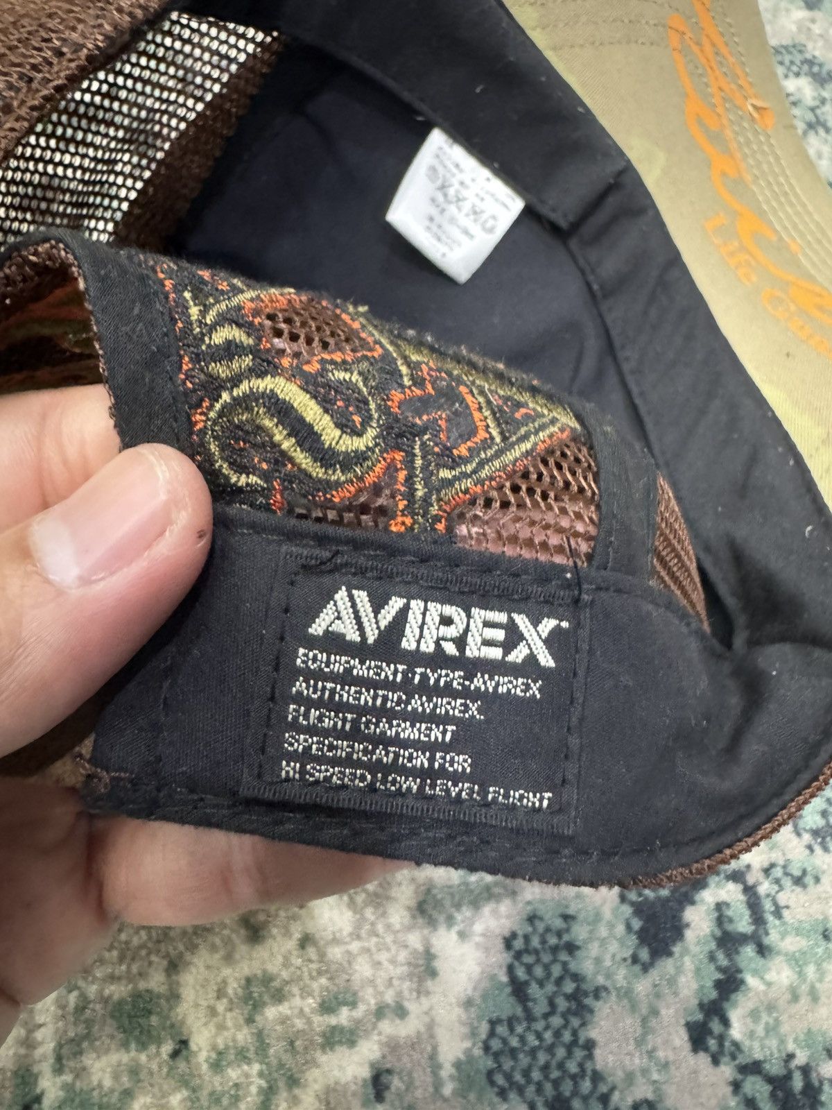 Avirex AVIREX SUKAJAN MOTIVE EMBROIDERED TRUCKER CAP Size ONE SIZE - 8 Thumbnail