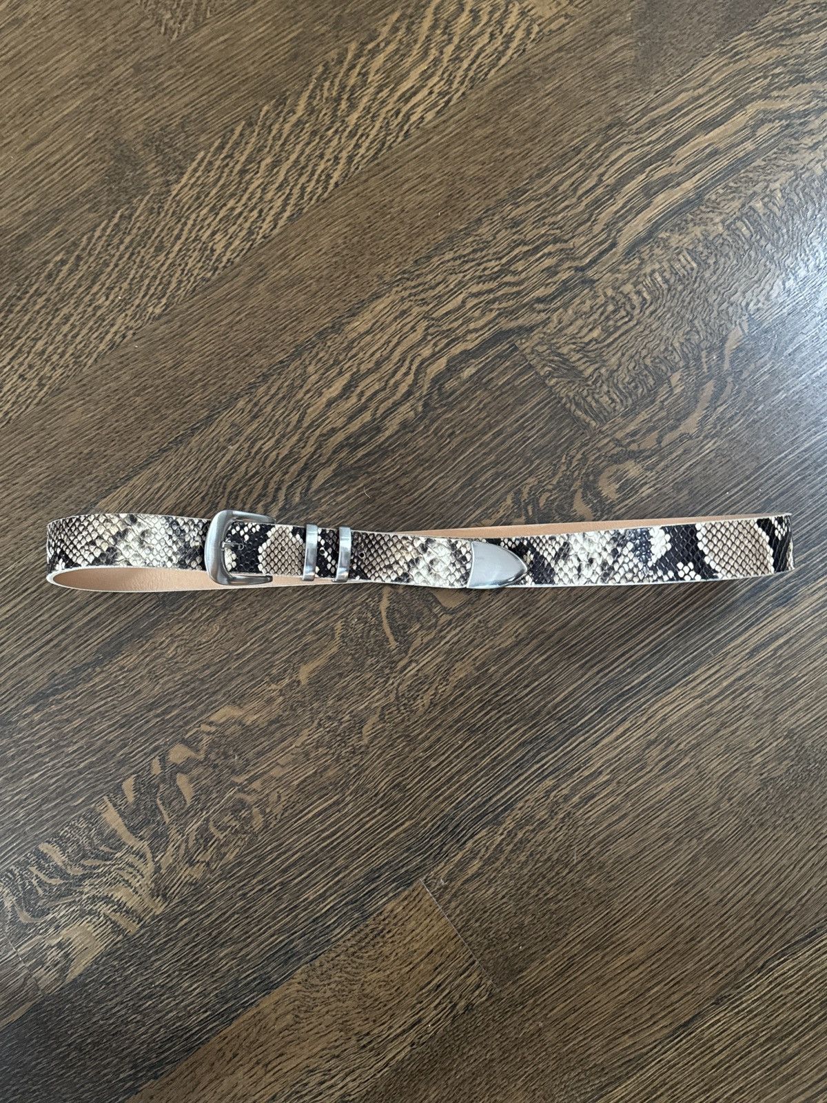 H&M H&M Atelier western snake skin belt Size 34 - 1 Thumbnail