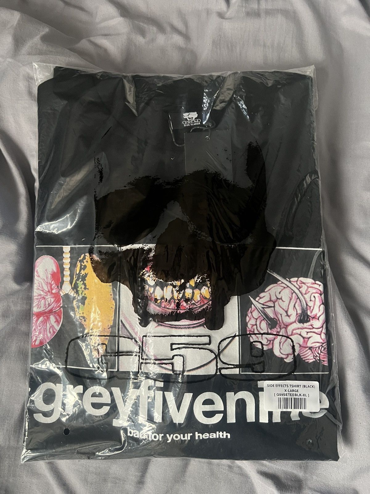 G59 Records G59 side effects tee Size US XL / EU 56 / 4 - 5 Thumbnail