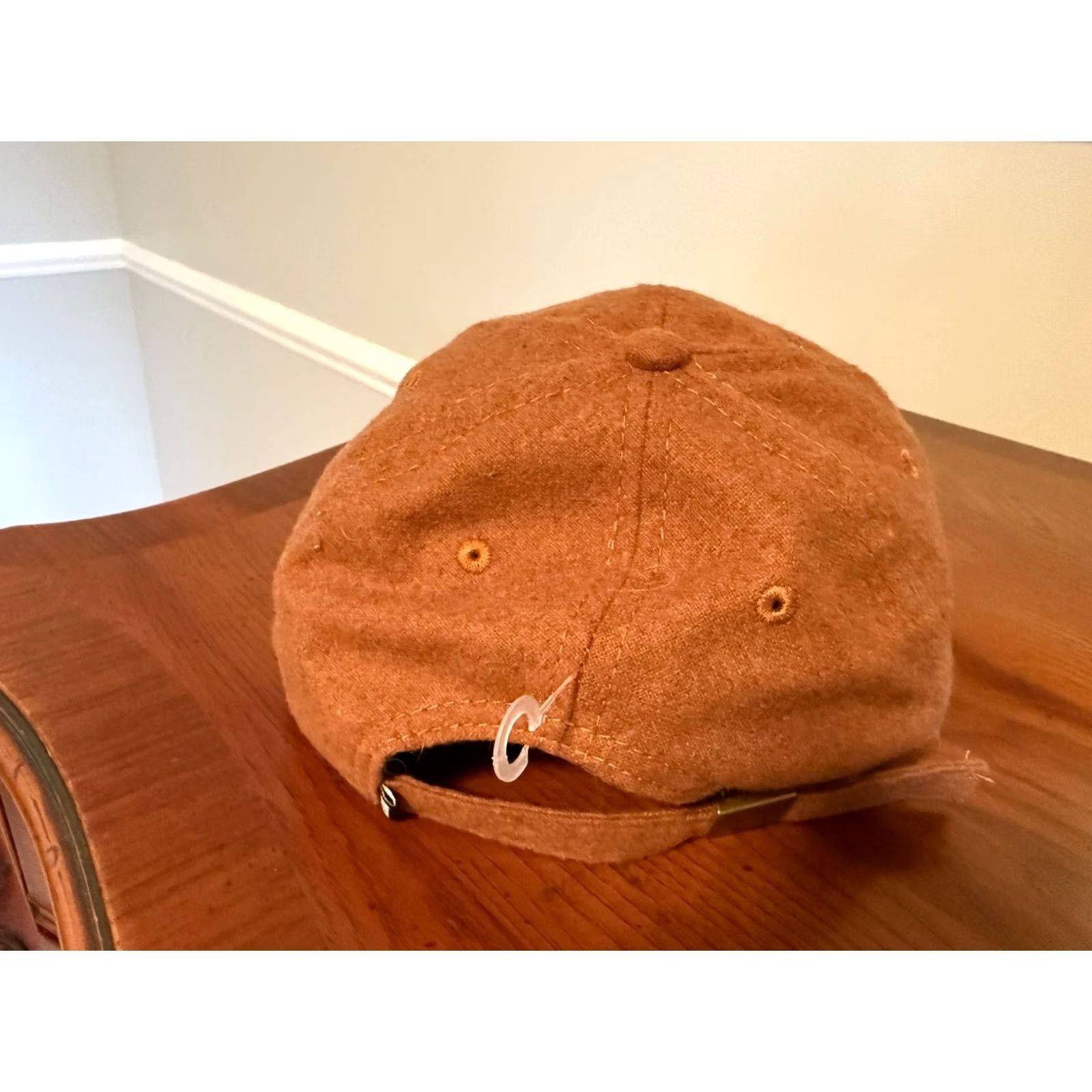 Obey OBEY Tan Adjustable Logo Hat Wool Blend Khaki Small Logo Beiges Beige Men Adjustable Snapback Wool/Acrylic Mens Hat Size ONE SIZE - 3 Thumbnail