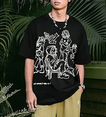 Japanese Brand × Vintage Japanese Streetwear Cotton Vintage Tshirt Size US M / EU 48-50 / 2 - 4 Thumbnail