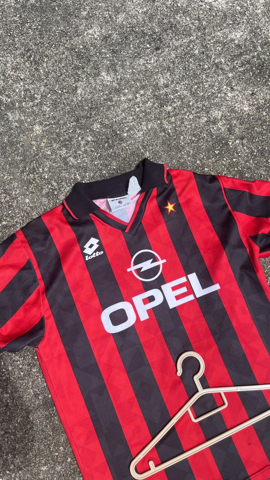 Lotto Sport AC Milan 1995/96 Home – Roberto Baggio #18 Size US XL / EU 56 / 4 - 4 Thumbnail