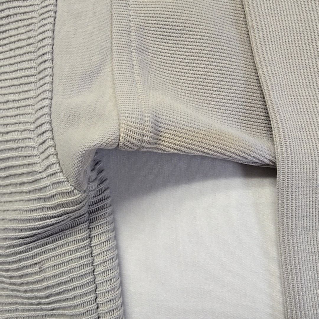Vintage Vintage Knightsbridge Shirt Gray Ribbed XL Polo Long Sleeve Size US XL / EU 56 / 4 - 4 Thumbnail