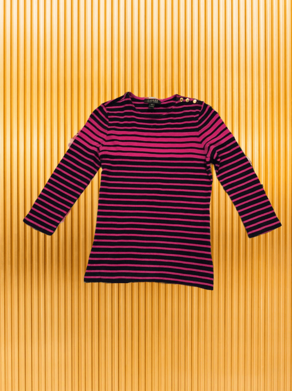 Lauren Ralph Lauren Long Sleeve striped print Lauren Ralph Lauren Vintage Y2K Size XS / US 0-2 / IT 36-38 - 1 Thumbnail