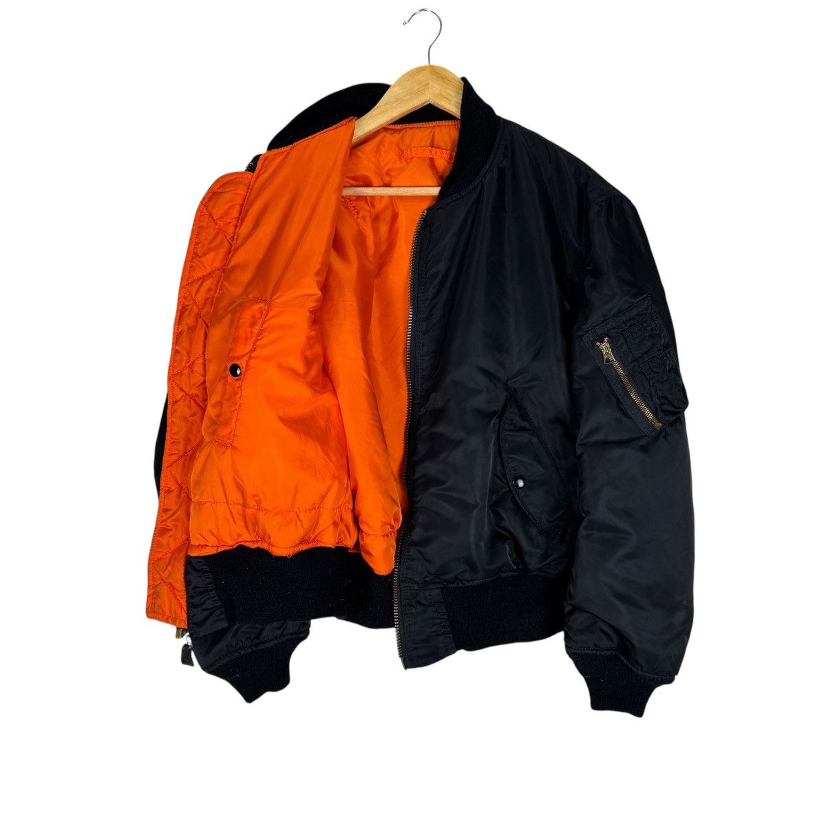 Alpha Industries 🌟ALPHA INDUSTRIES MA-1 FLYERS BOMBER JACKET Size US L / EU 52-54 / 3 - 6 Thumbnail