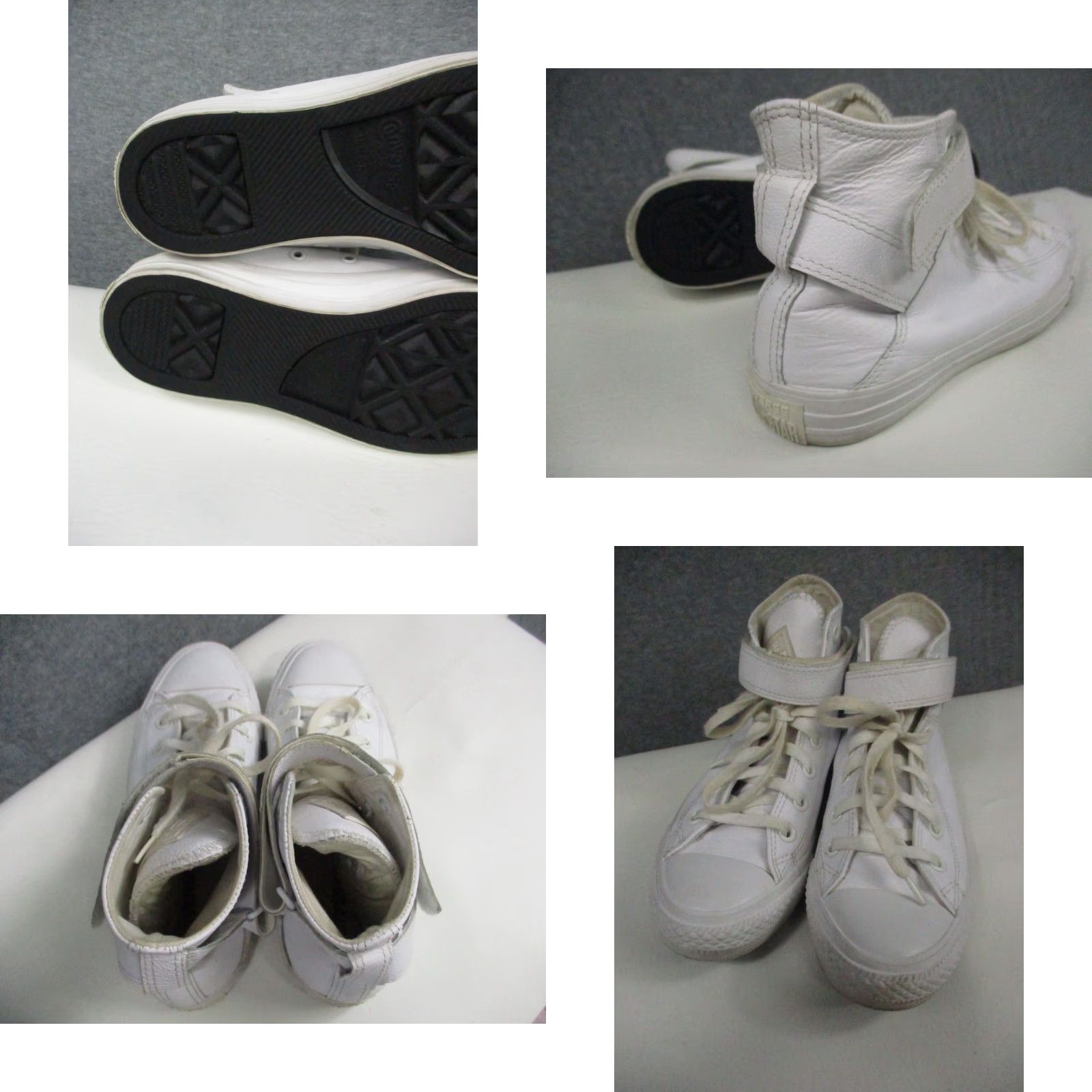 Converse Converse All Star Leather HI-Top Women Ivory White 7 Size US 7 / IT 37 - 9 Thumbnail