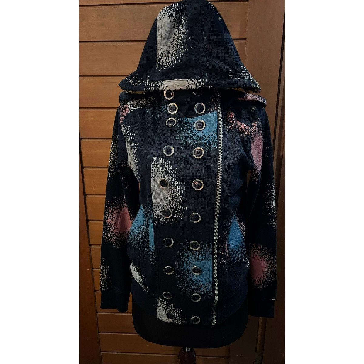 Marc by Marc Jacobs Archive Marc by Marc Jacobs Spray Paint Hoodie Moto Jacket Size XS / US 0-2 / IT 36-38 - 1 Thumbnail
