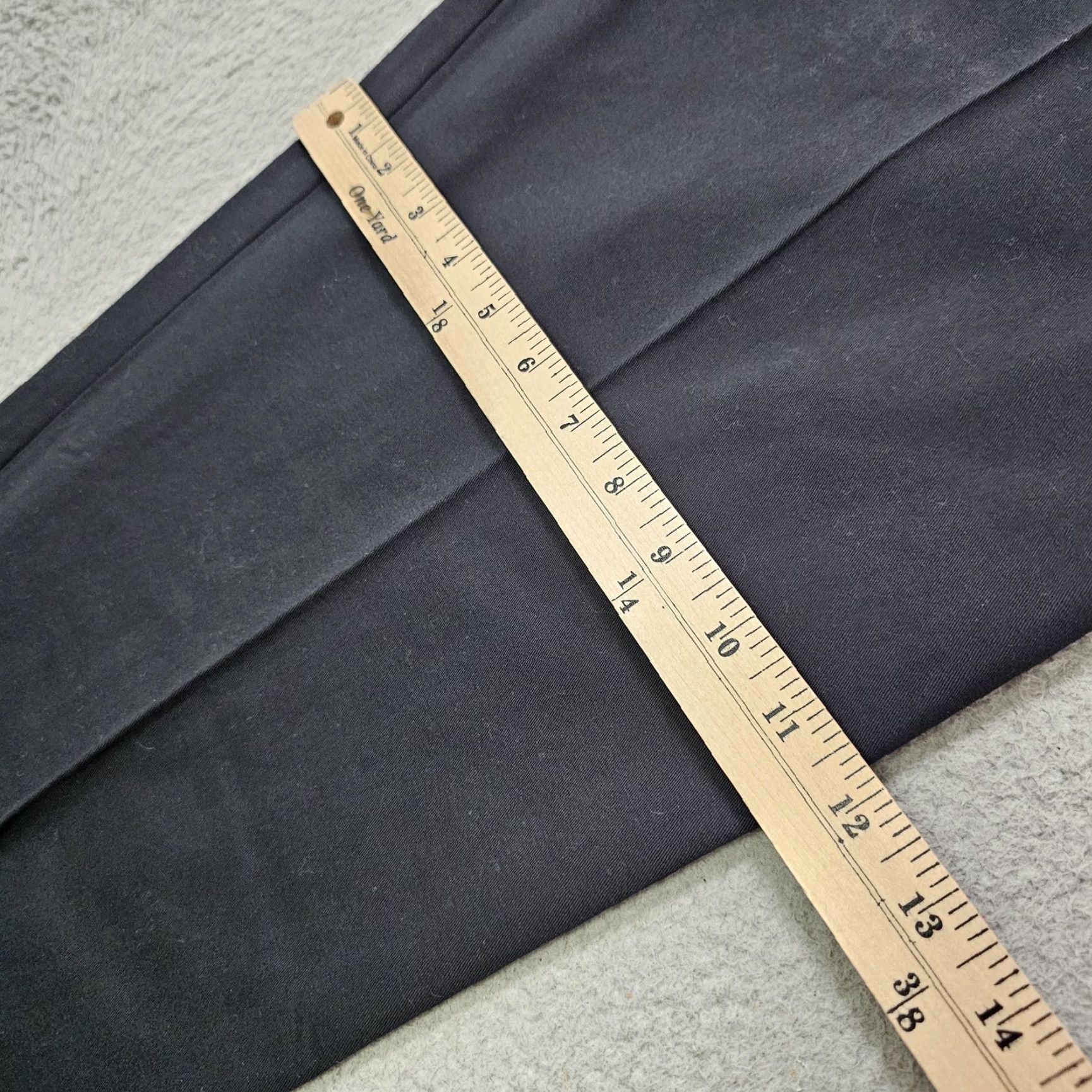 Dockers Dockers D4 Relaxed Fit True Chino Pants Mens 38x30 Black Flat Front Casual Business Workwear Size US 38 / EU 54 - 7 Thumbnail