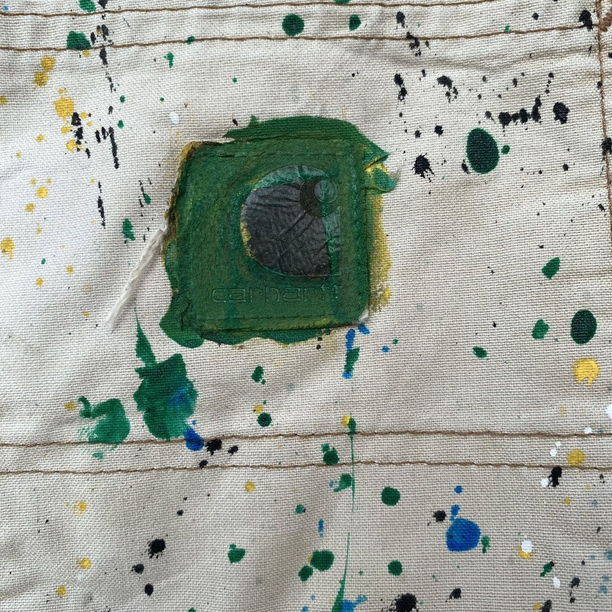Carhartt × Vintage Vintage Carhatt Crazy Splash Paint Carpenter Pants Size US 32 / EU 48 - 8 Thumbnail