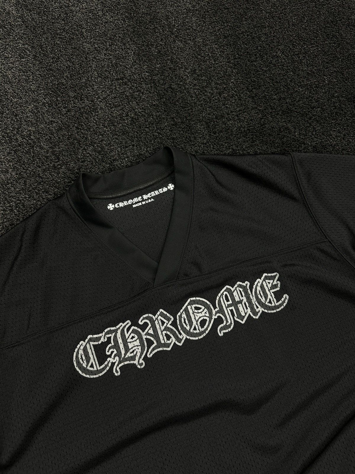 Chrome Hearts Chrome Hearts Warm Up CH Short Sleeve Jersey Black Small Size US S / EU 44-46 / 1 - 2 Thumbnail