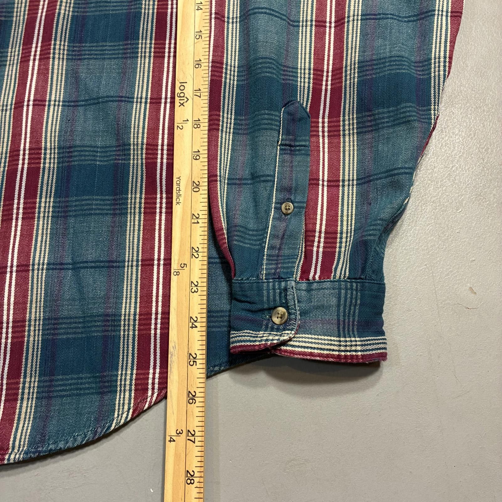 Eddie Bauer Vintage Eddie Bauer Flannel Shirt Men's XL Elkhorn Twill 90s Size US XL / EU 56 / 4 - 9 Thumbnail