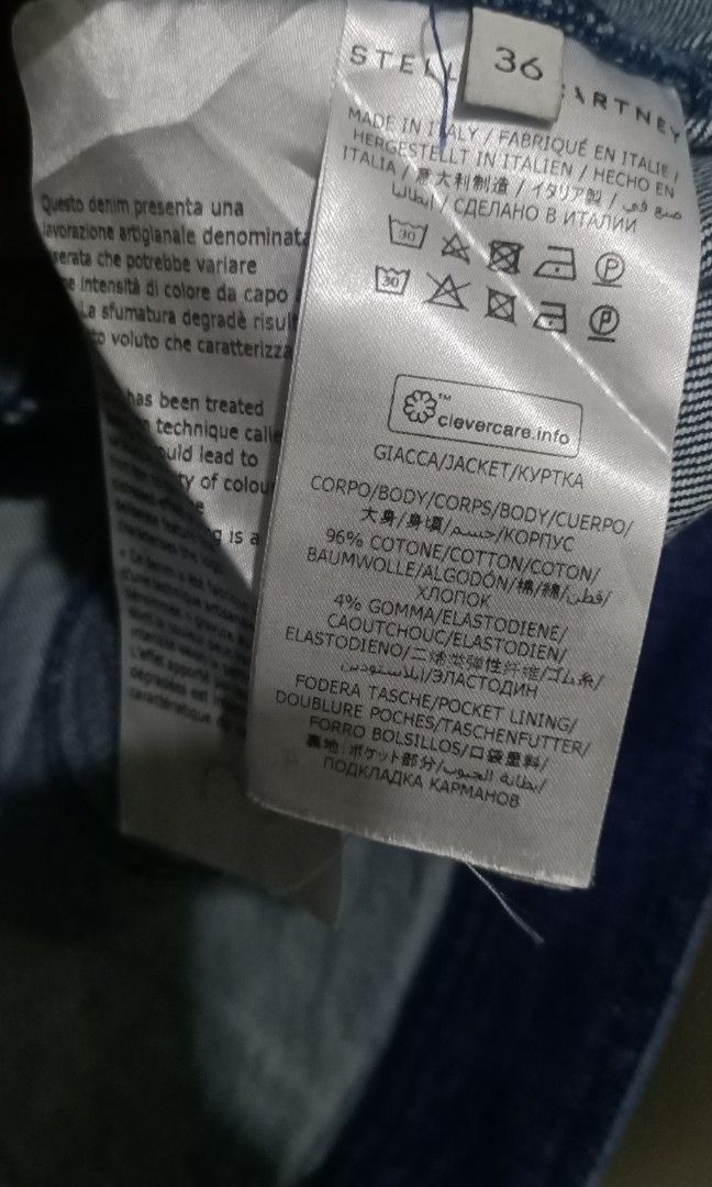 Stella McCartney Stella McCartney FW20 Denim Trucker Jacket Italy Size M / US 6-8 / IT 42-44 - 7 Thumbnail