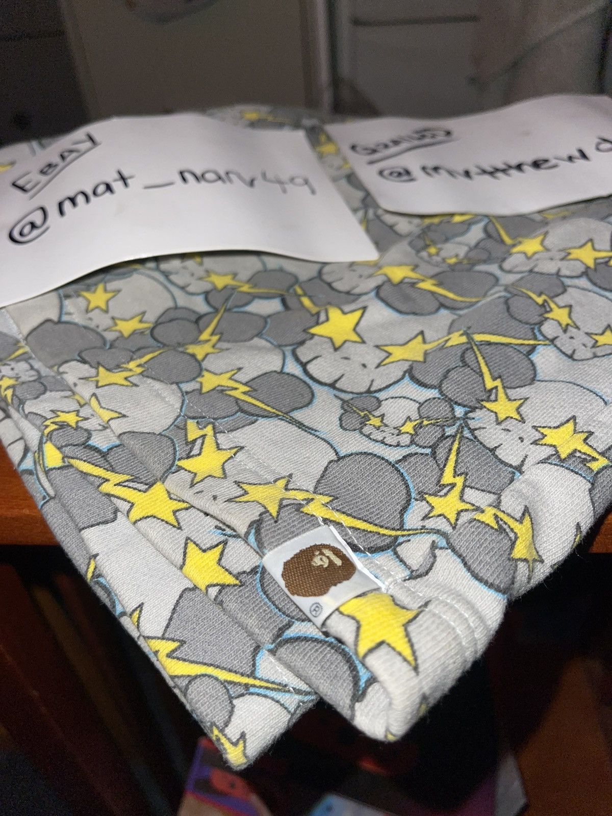 Bape × Kaws 2005 BAPE x KAWS SKULLSTA SWEAT SHORTS Size US 33 - 6 Thumbnail