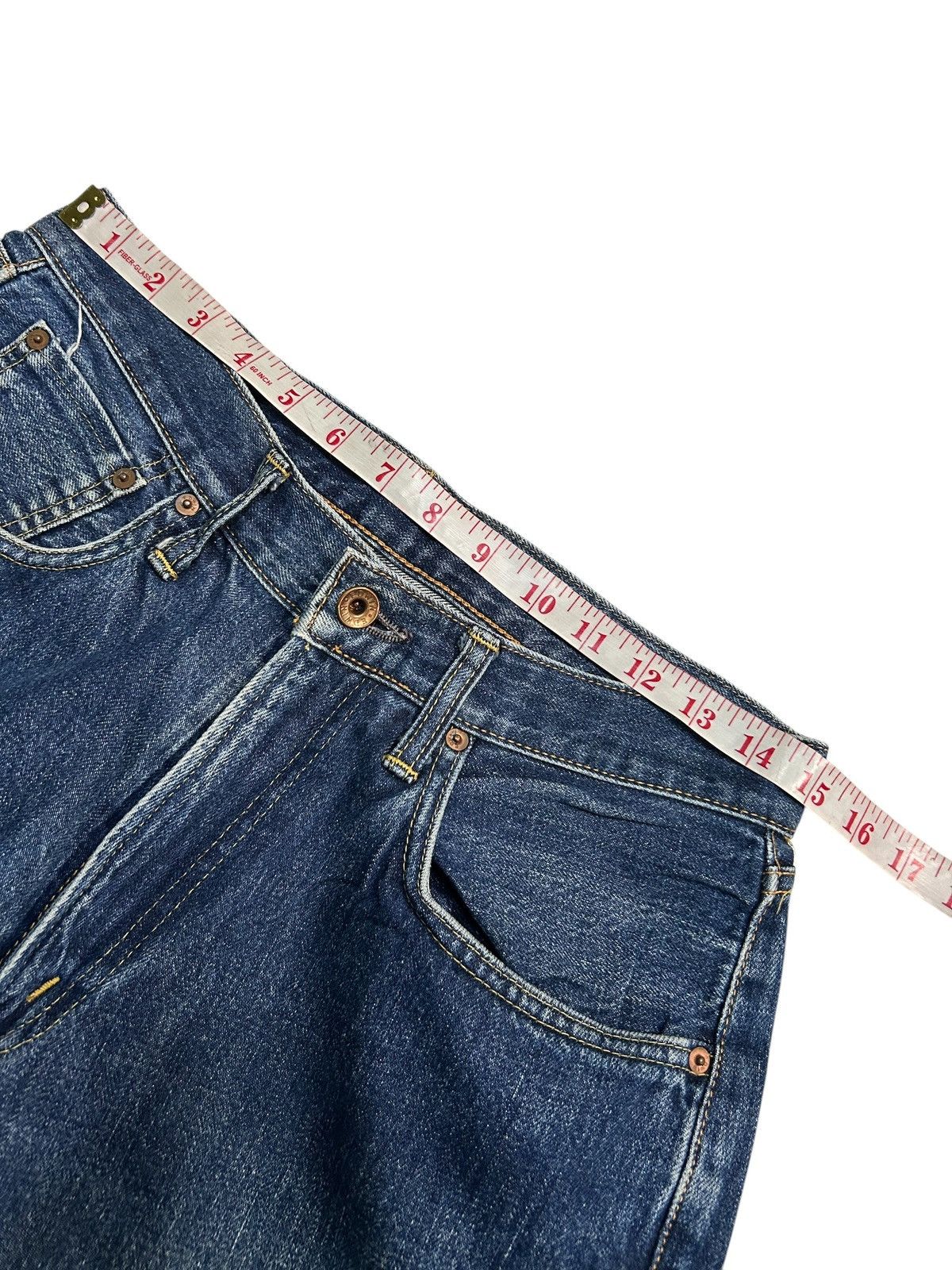 Japanese Brand × Kapital × Vintage Edwin Selvedge Baggy Japanese vtg Denim Jeans Size US 30 / EU 46 - 11 Thumbnail