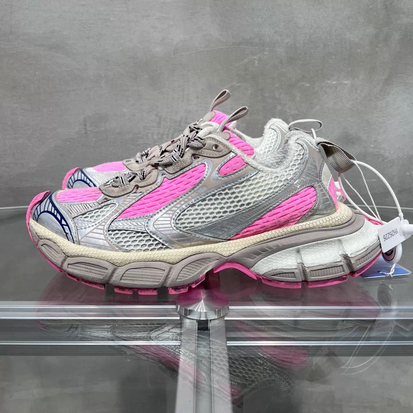 Balenciaga BLCG women's dad sneaker silver pink 36 Size US 6 / IT 36 - 3 Thumbnail