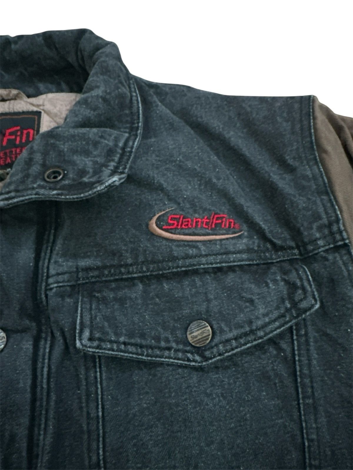 Other Vintage 90s Slant Fin Distressed Workwear Jacket Size US L / EU 52-54 / 3 - 2 Thumbnail