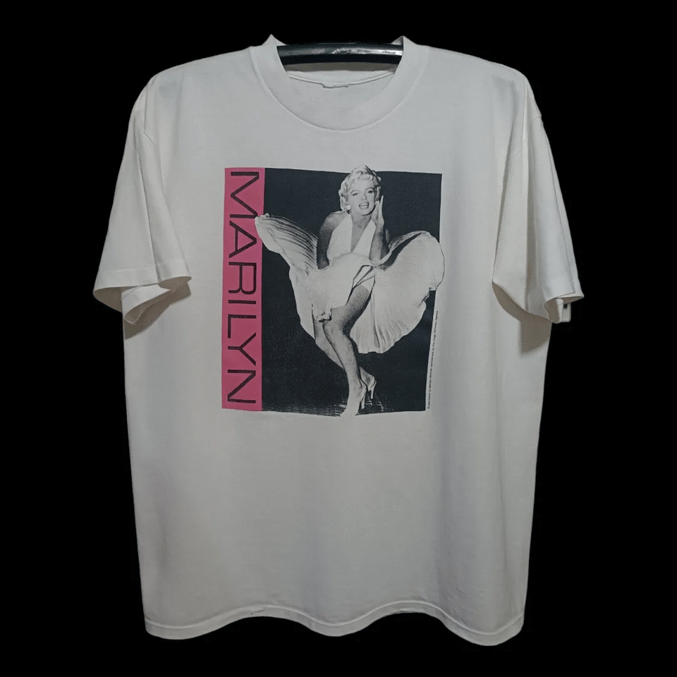 image of Marilyn Monroe in White, Men's (Size XL)