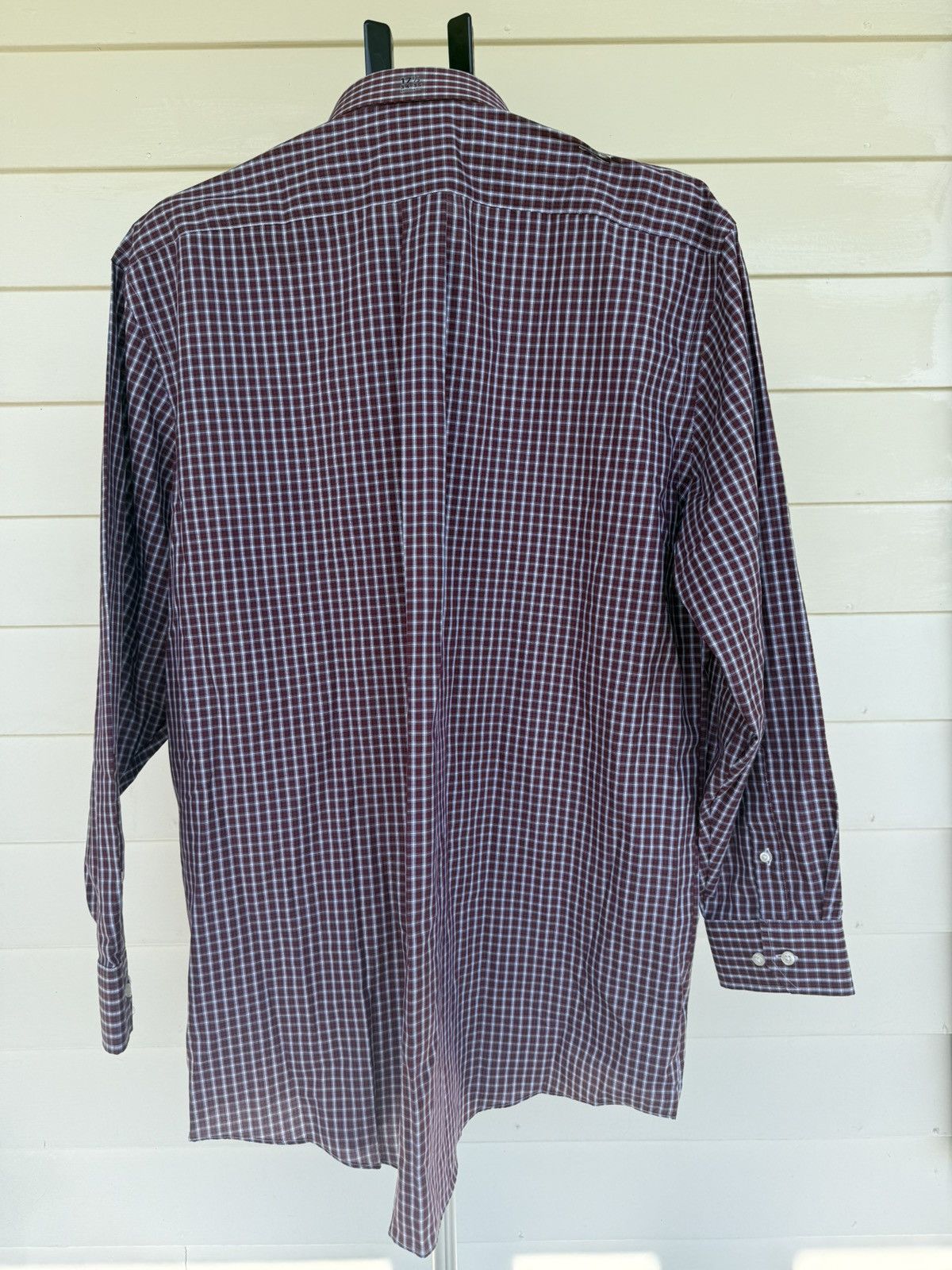 Stafford Stafford Button Up Long Sleeve Shirt Red Plaid 17 1/2 34-35 Size US M / EU 48-50 / 2 - 5 Thumbnail