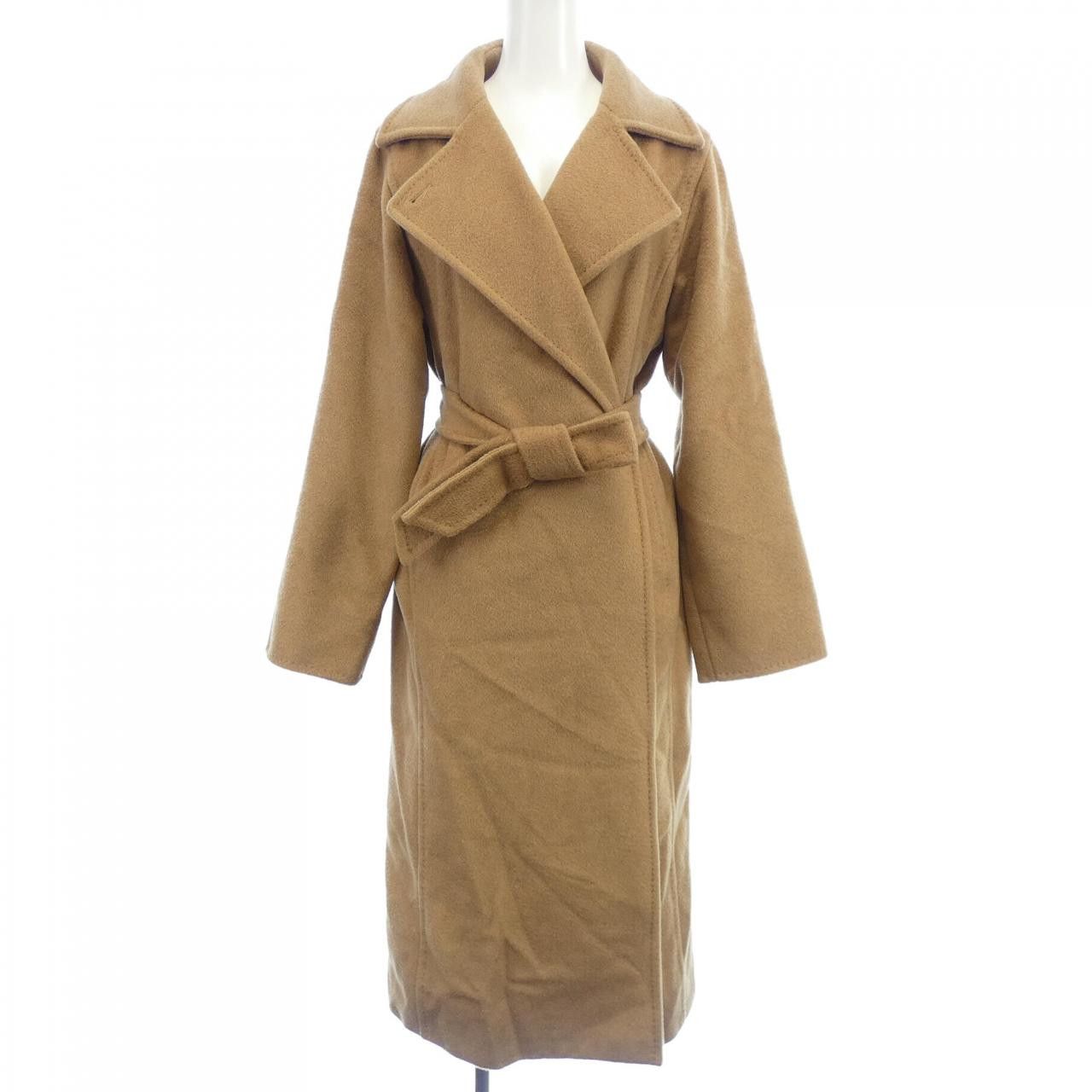 Max Mara Max Mara Max Mara Manuela Camel Coat Textile Outerwear MANUELA DUTY FREE for USA Size ONE SIZE - 1 Thumbnail