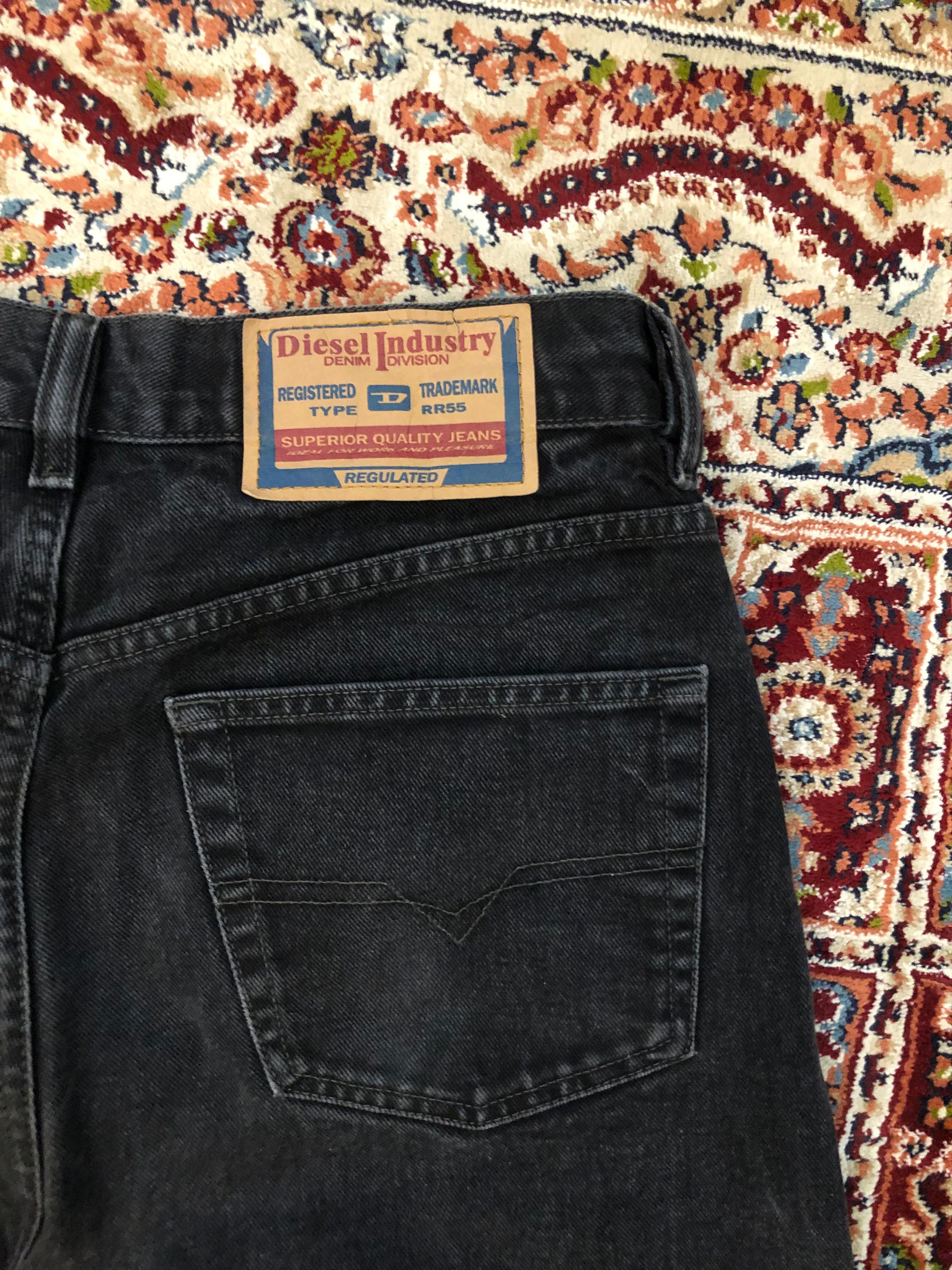 Diesel × Japanese Brand Y2K Baggy Diesel Wide Jeans Pants black 32 Size US 32 / EU 48 - 4 Thumbnail