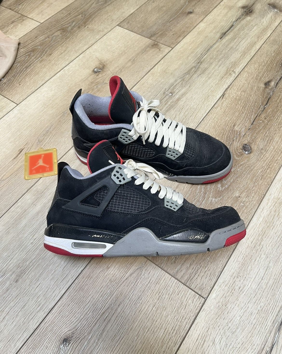 Jordan Brand Jordan 4 Bred 2012 Size US 10.5 / EU 43-44 - 2 Thumbnail