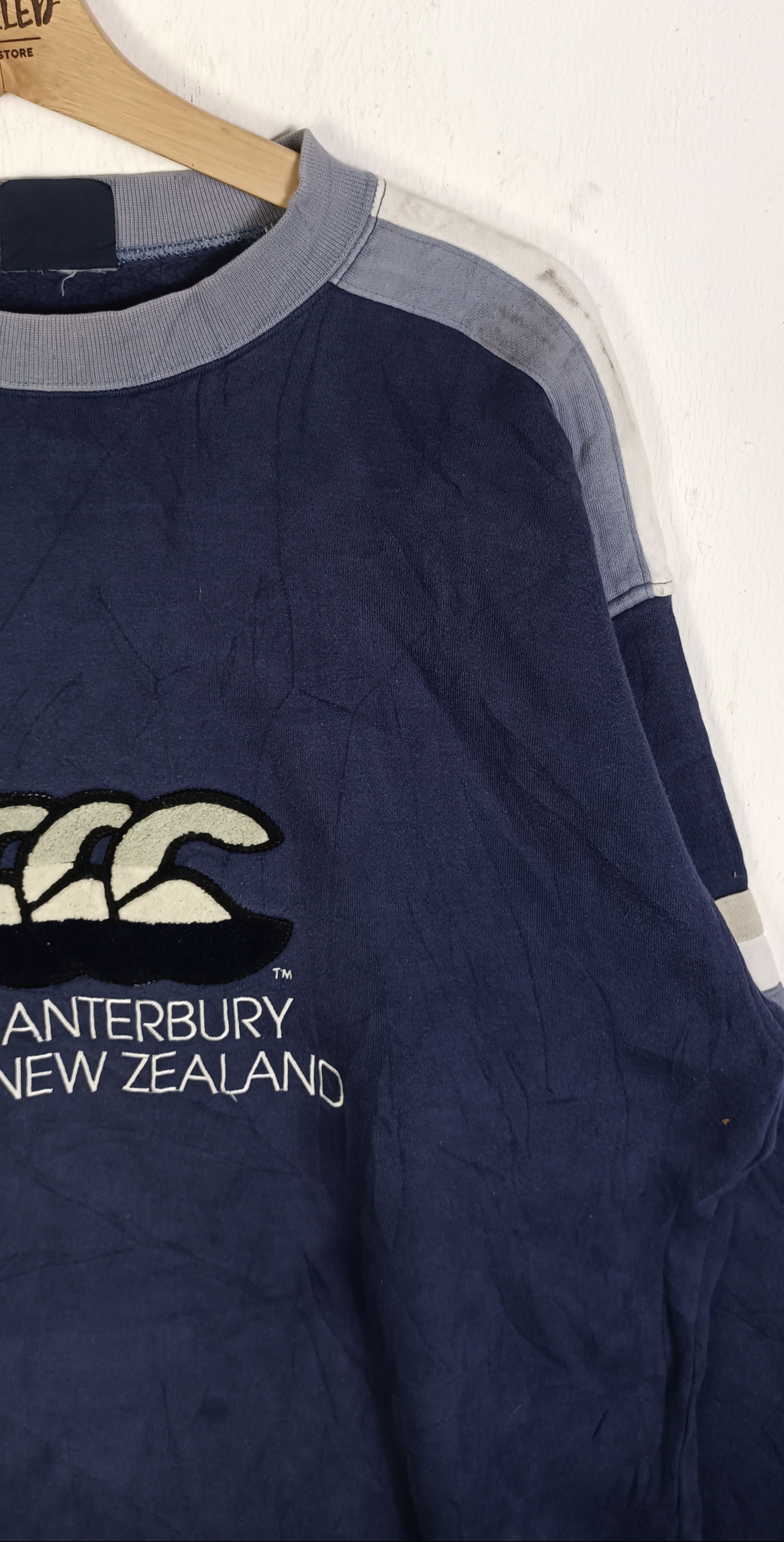 All Blacks × Canterbury of New Zealand × Vintage Vintage 90s💥 Canterbury New Zealand Rugby Size US XL / EU 56 / 4 - 5 Thumbnail