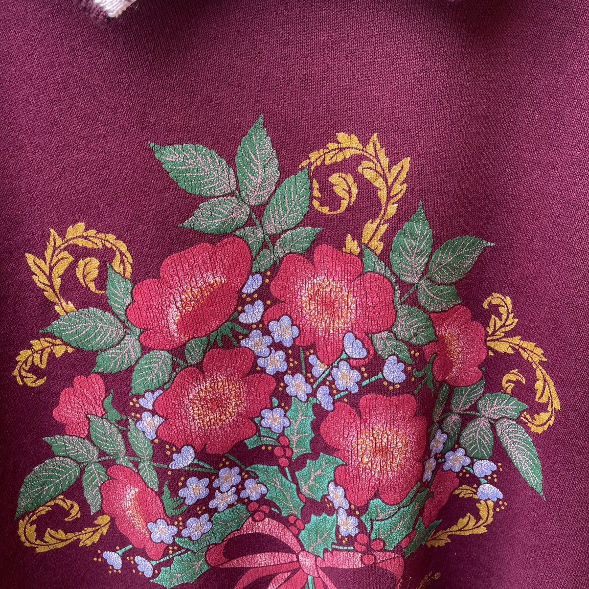 Other 🔥Vintage 90s Morning Sun Graphic Flower Sweatshirts Size US M / EU 48-50 / 2 - 4 Thumbnail