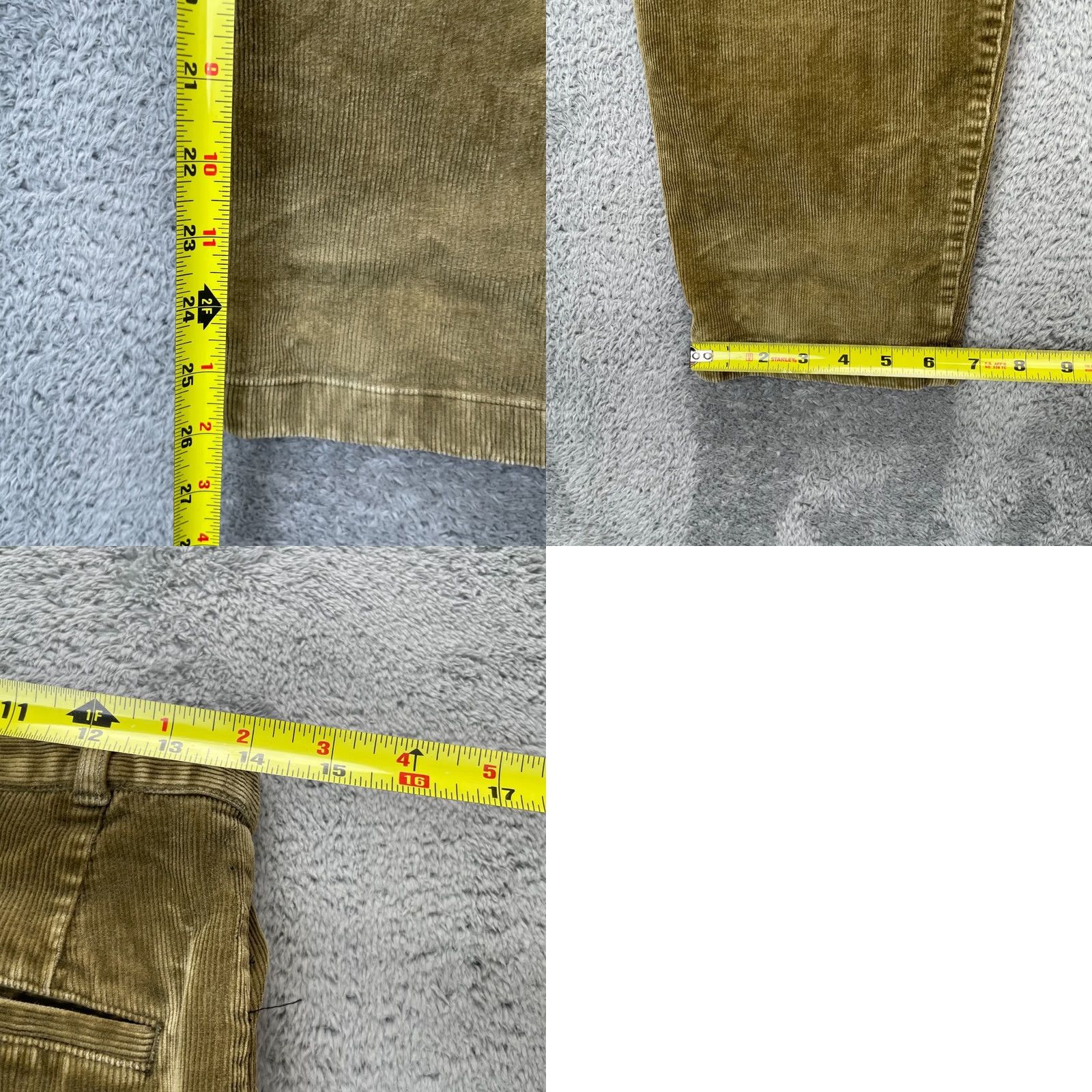 Vintage VINTAGE LL Bean Pants Womens 6R Green Corduroy Pleated Straight Leg Cotton Stretch Size 28" / US 6 / IT 42 - 8 Thumbnail