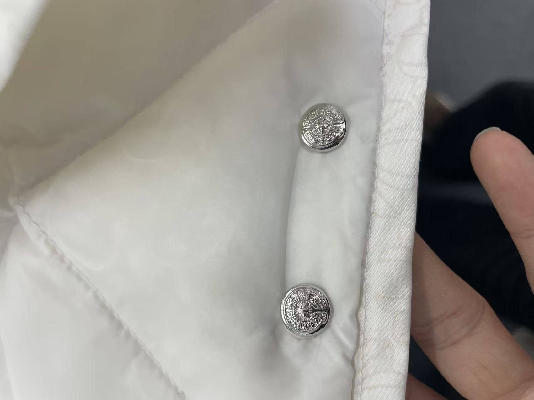 Chrome Hearts Chrome Hearts White Tonal Monogram Cross Quilted Puffer Vest Size XL / US 12-14 / IT 48-50 - 7 Thumbnail