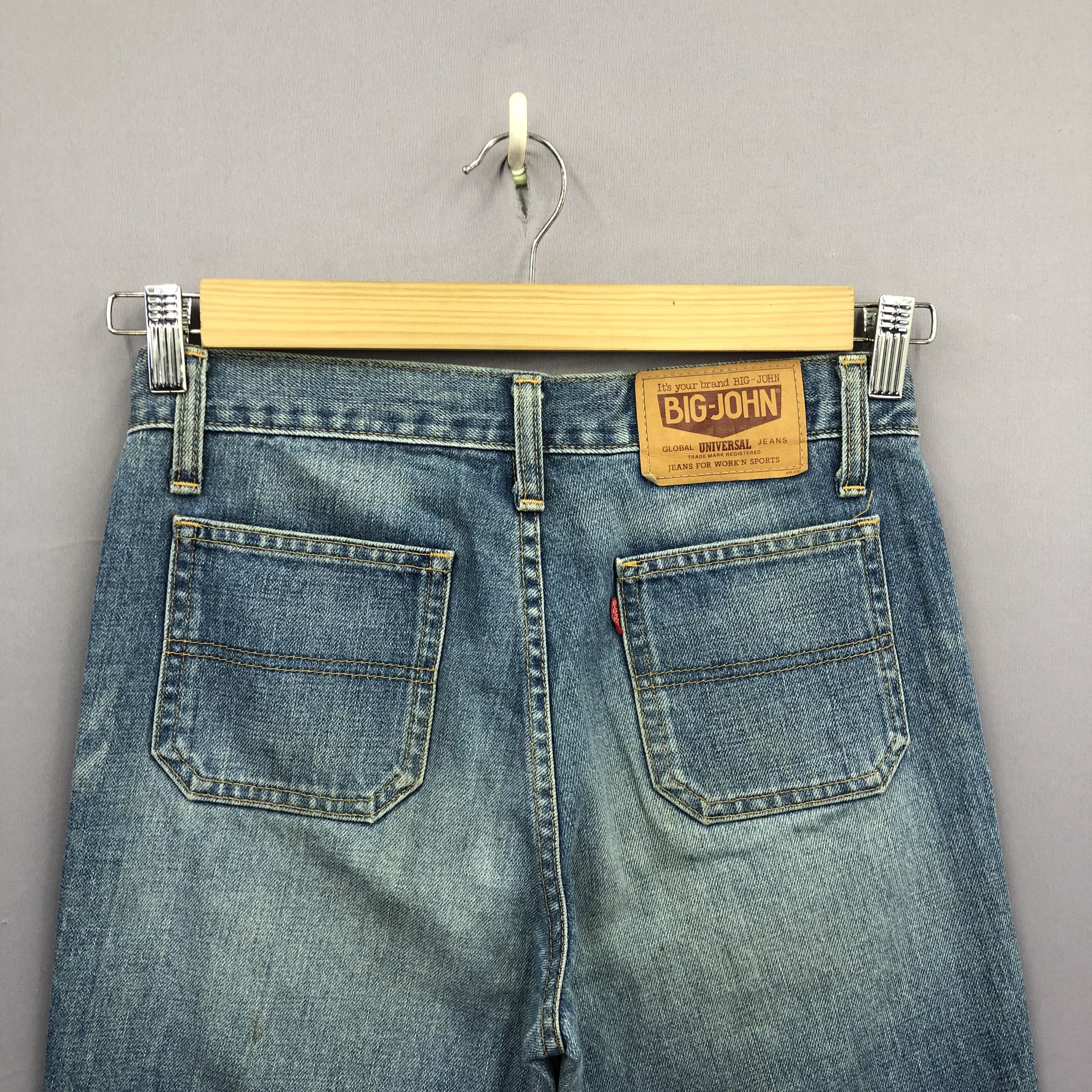 Big John Vintage 90s Big John Flare Bush Pants Crazy Bootcut Jeans Size 28" / US 6 / IT 42 - 6 Thumbnail