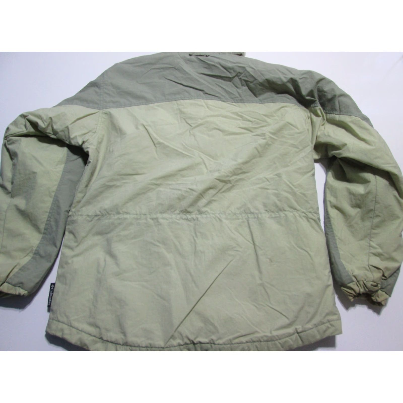 Vintage Columbia Parka Jacket Womens Size S Light Beige Solid Zipped Pockets Long Sleeve Regular Outerwear Size S / US 4 / IT 40 - 2 Thumbnail