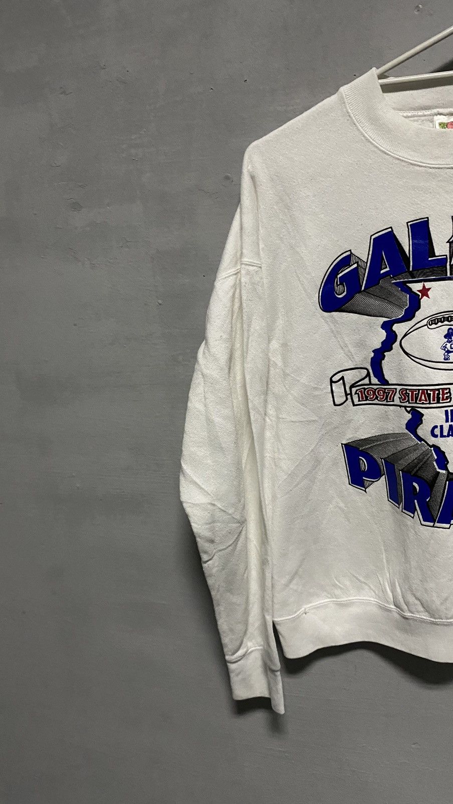 Vintage Vintage Galena Pirates 1997 baseball sweatshirt Size US L / EU 52-54 / 3 - 3 Thumbnail