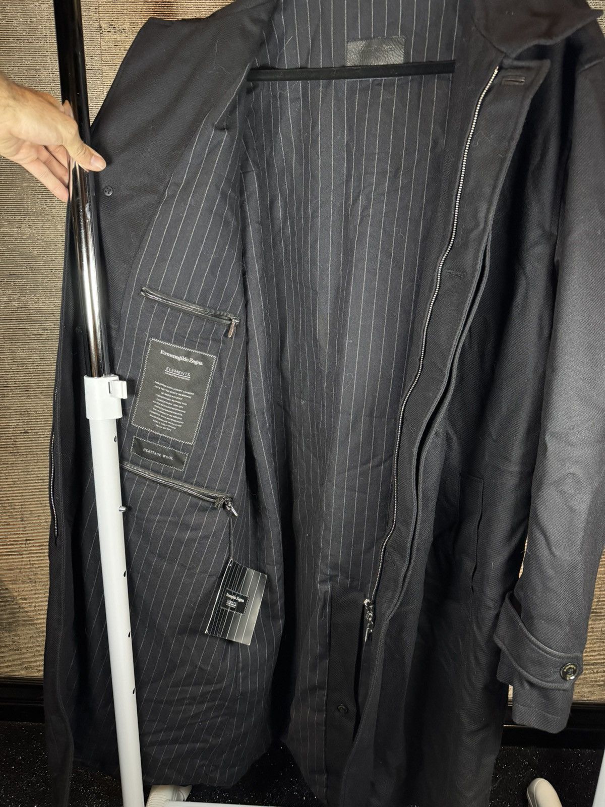 Ermenegildo Zegna Zegna Wool/Cashmere Trench Coat Size US XXL / EU 58 / 5 - 11 Thumbnail