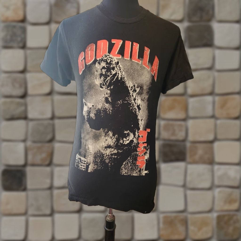 Vintage Godzilla ToHo Co. Anime Japanese Black Crewneck Graphic T-Shirt Mens M Size US M / EU 48-50 / 2 - 1 Thumbnail