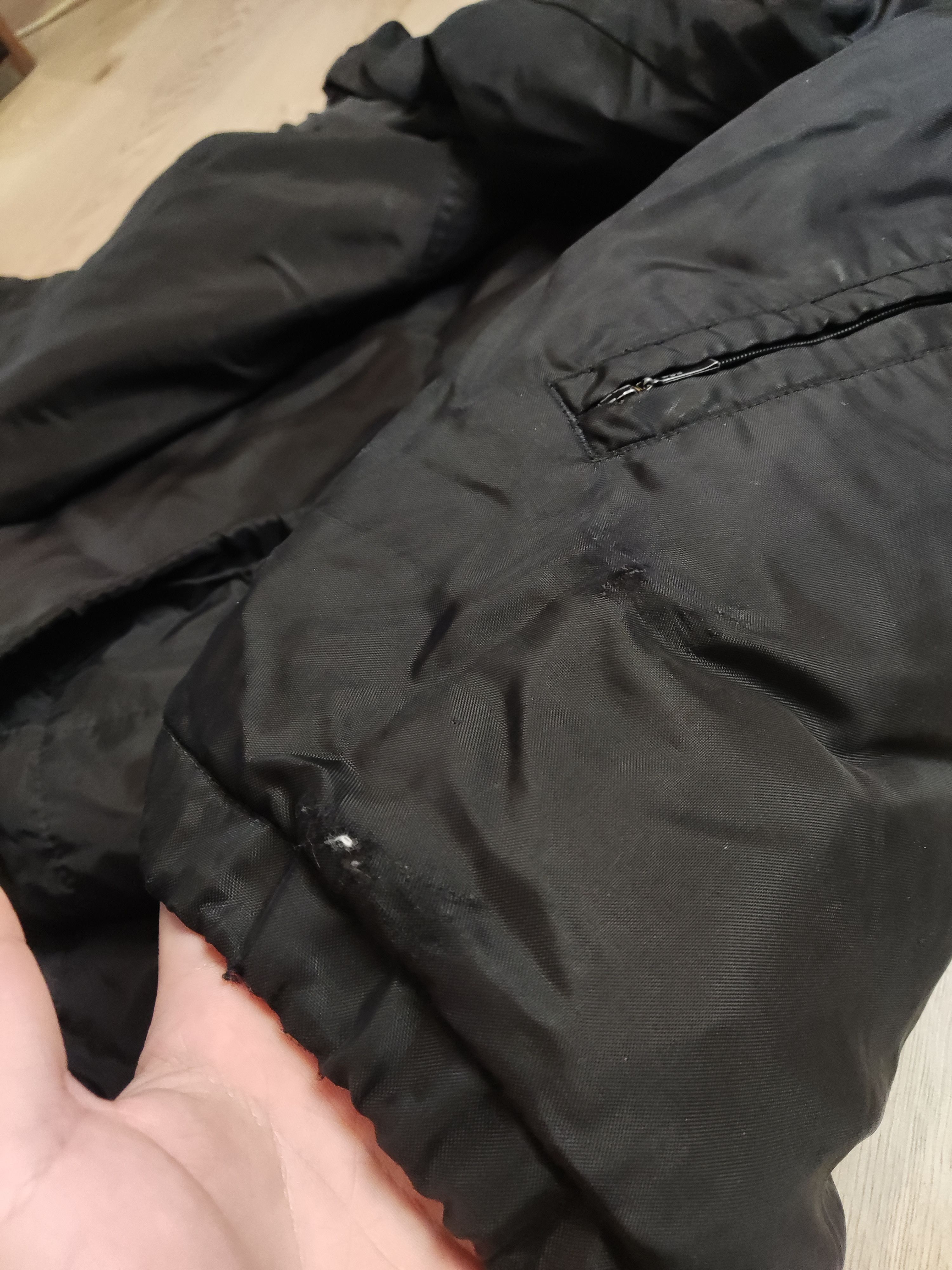 Japanese Brand × Nike Vintage NIKE 90s oversized distressed swoosh logo bomber zip Size US L / EU 52-54 / 3 - 13 Thumbnail