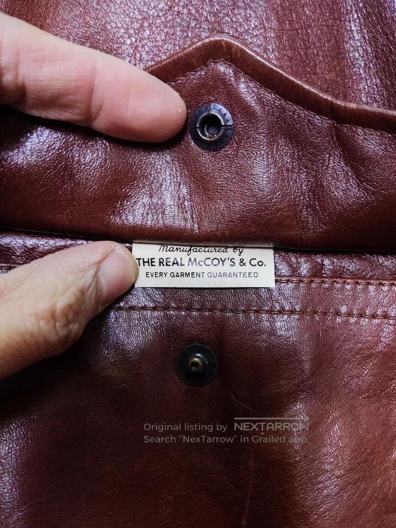 The Real McCoy's The Real McCoys A-2 Leather jacket Size US L / EU 52-54 / 3 - 6 Thumbnail