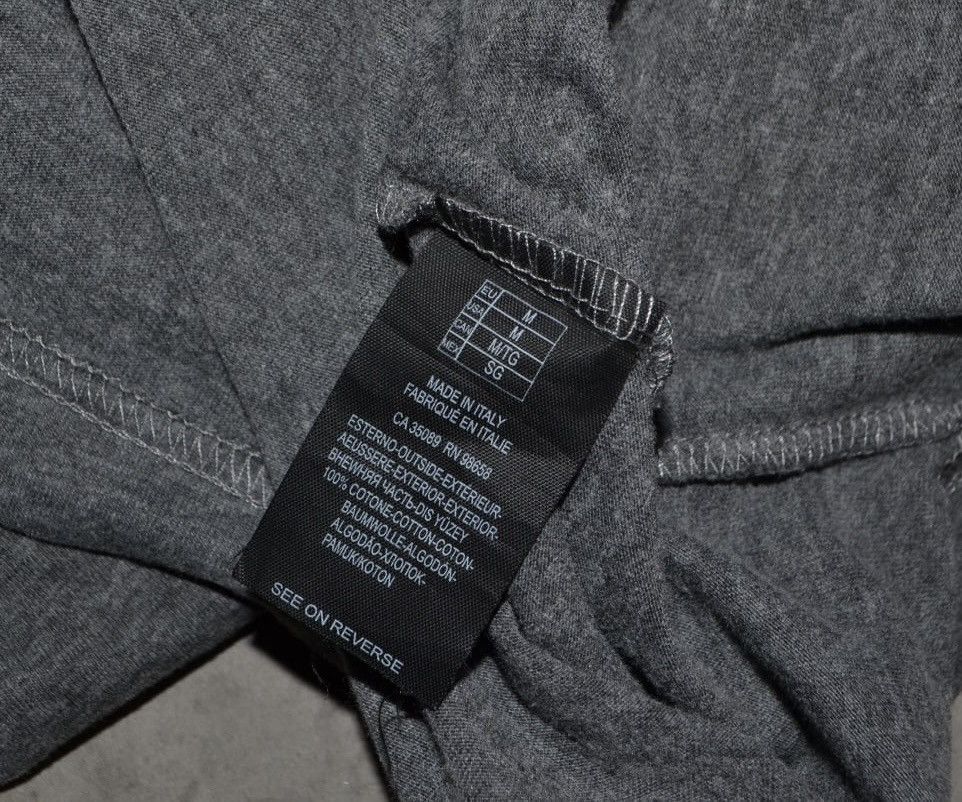 Paul & Shark Paul & Shark T-Shirt Tee Organic Cotton Gray Men's Size M Size US M / EU 48-50 / 2 - 5 Thumbnail