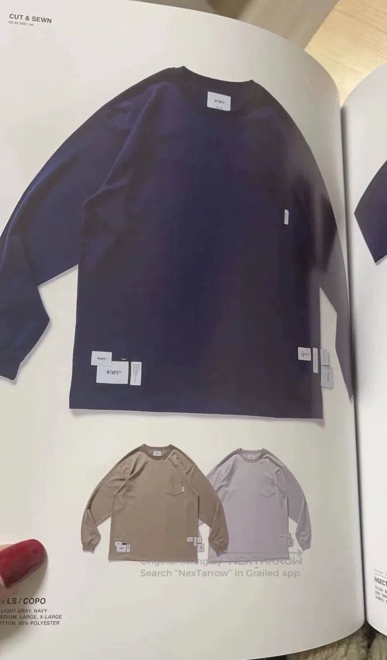 Wtaps Wtaps Blue Long Sleeve Size US M / EU 48-50 / 2 - 8 Thumbnail