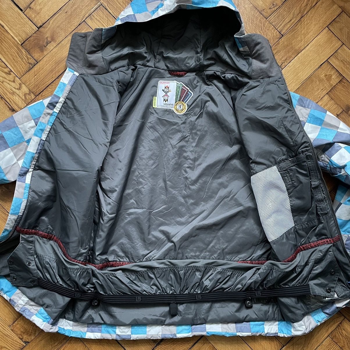 Burton Burton DryRide Hooded Snowboard Ski Jacket L Check Print Size US M / EU 48-50 / 2 - 6 Thumbnail