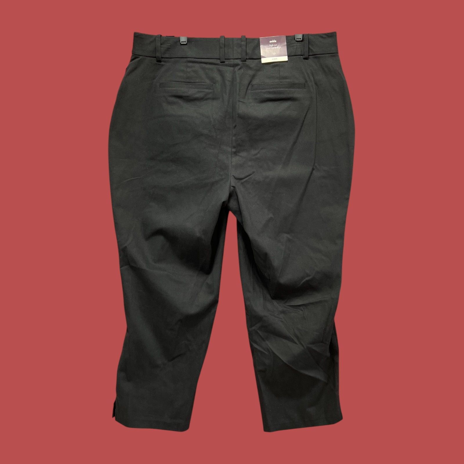 Other Ava & Viv - Women's High-Rise Ankle Tapered Pants - Stretch Size 40" / US 18 - 2 Thumbnail