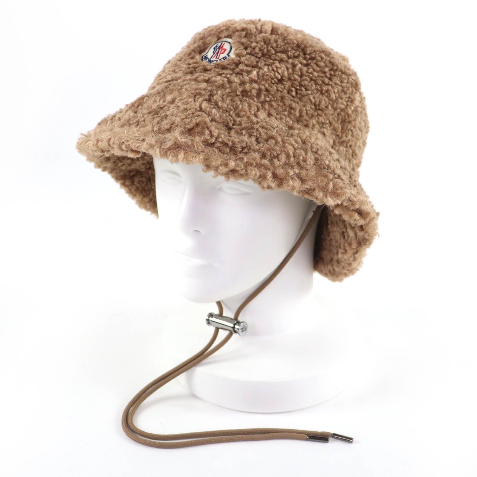 Moncler Moncler MONCLER BERRETTO Logo Patch Boa Polyester Bucket Hat Textile Hats DUTY FREE for USA Size ONE SIZE - 1 Thumbnail