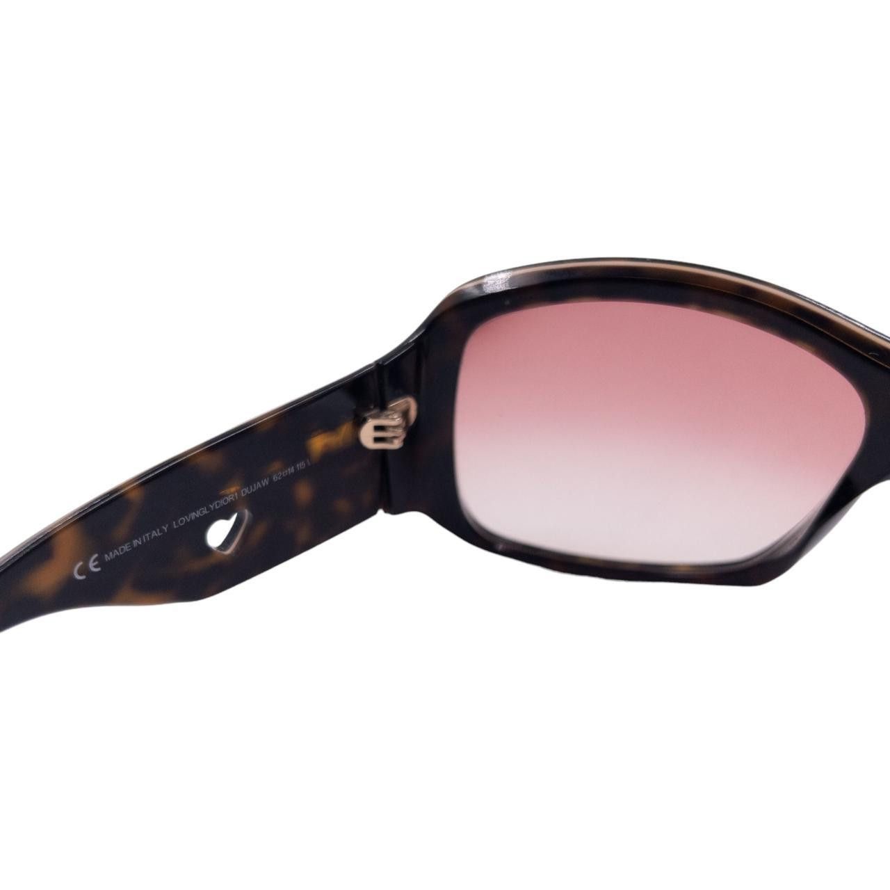 Dior Vintage Dior Tortoise Shell Heart Sunglasses Size ONE SIZE - 5 Thumbnail