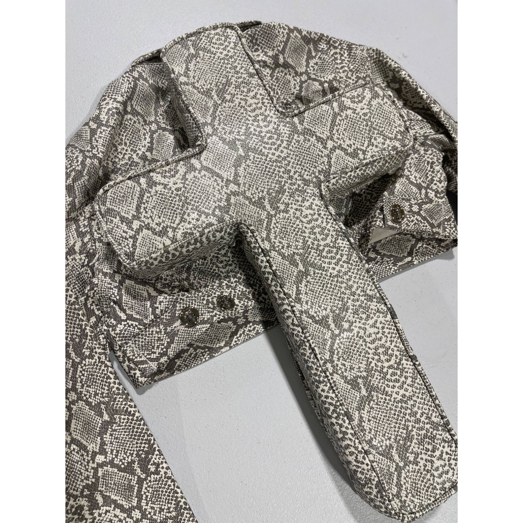 Seventh Heaven NEW SEVENTH HEAVEN WOMENS CROSS SNAKE JACKET XS Size XS / US 0-2 / IT 36-38 - 4 Thumbnail