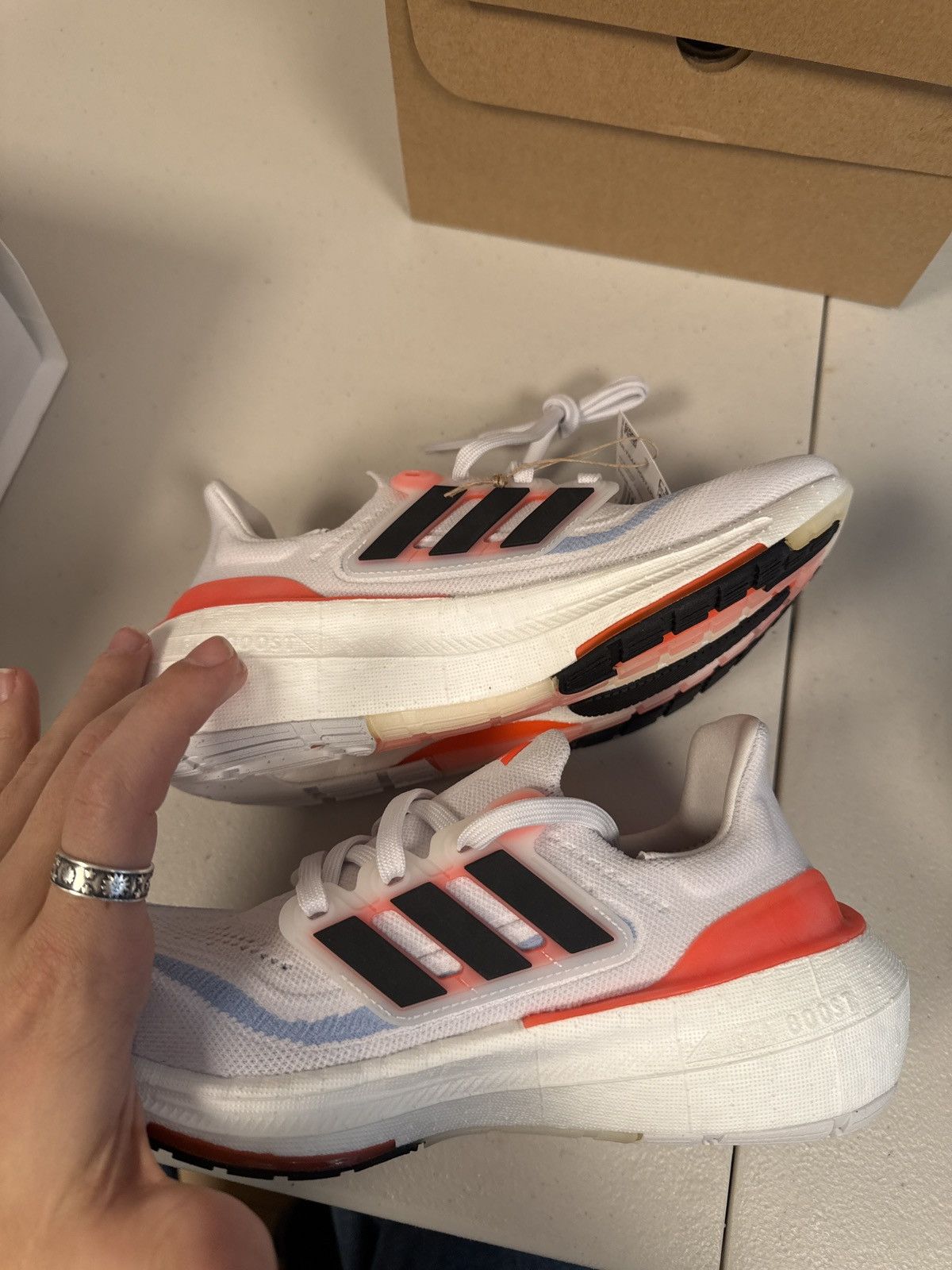 Adidas Adidas Ultra boost light solar red Size US 6 / IT 36 - 1 Thumbnail