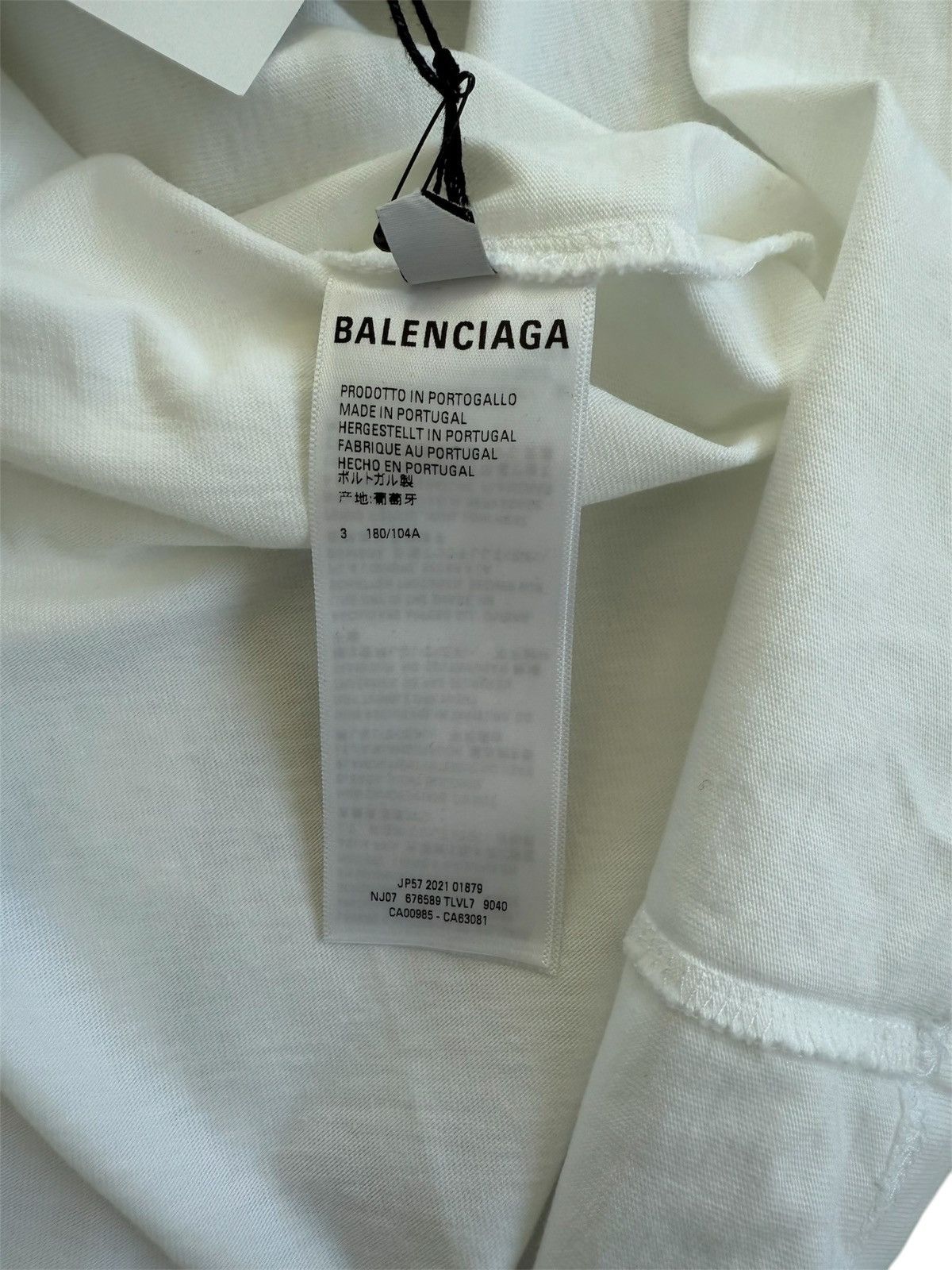Balenciaga Balenciaga Paris Oversize Tee Size US XL / EU 56 / 4 - 6 Thumbnail