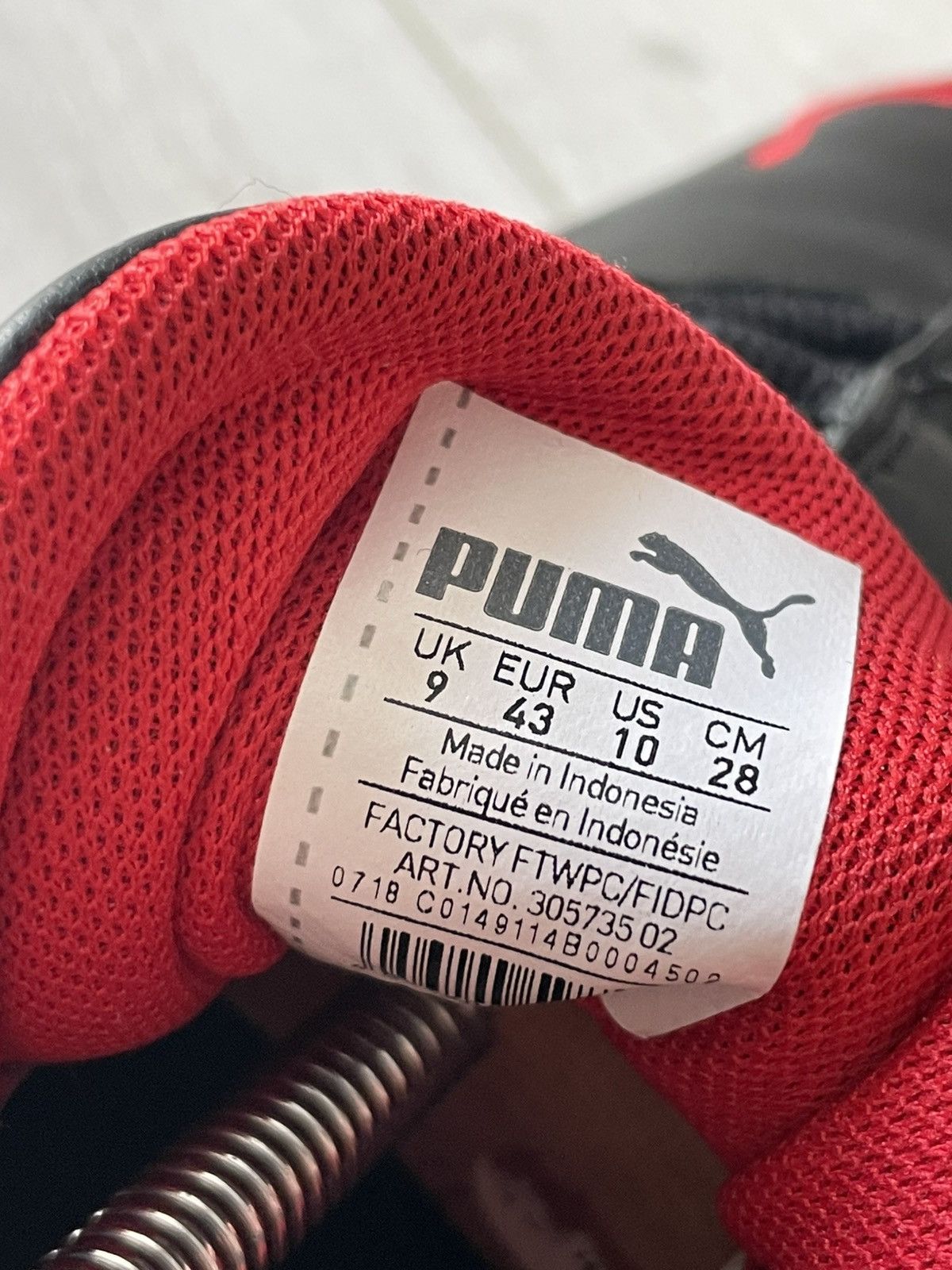 Puma Vintage 00's Puma Ferrari Y2K Leather Sneakers Speedcat Size US 10 / EU 43 - 8 Thumbnail