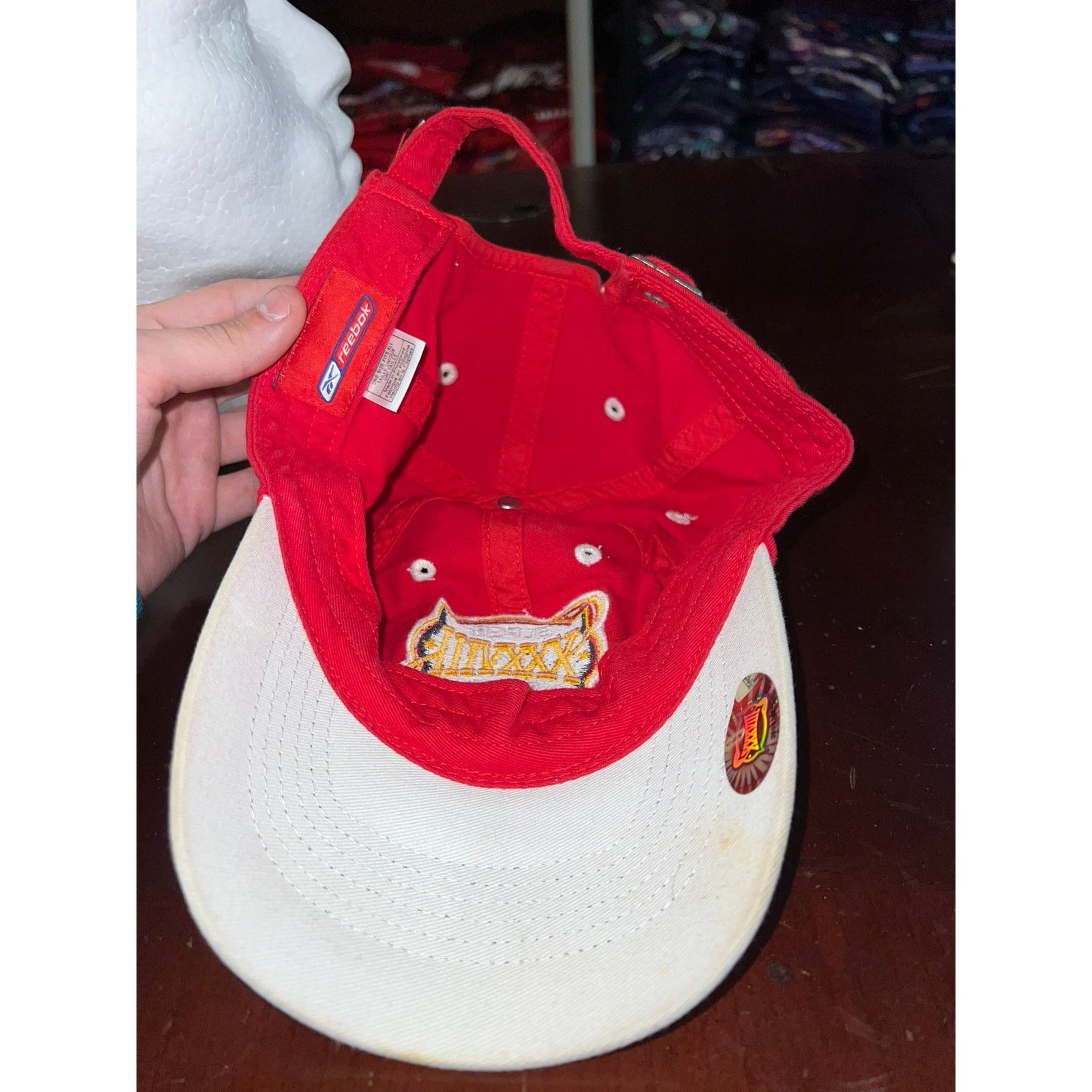 Reebok Super Bowl Hat 38 2004 New England Patriots Reebok NFL Cap Size ONE SIZE - 6 Thumbnail